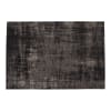 Tapis en coton noir 155 x 230 cm